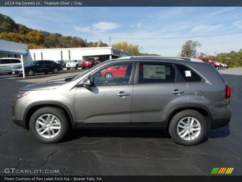 Titanium Silver / Gray 2014 Kia Sorento LX