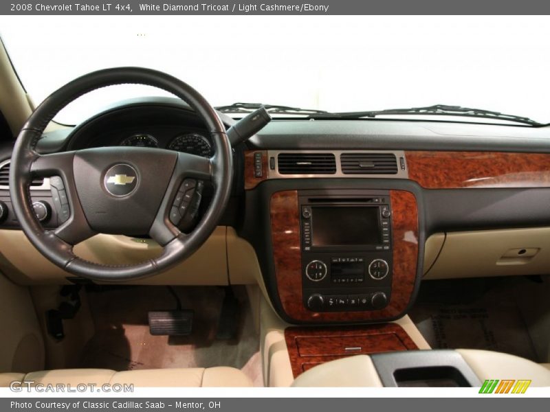 White Diamond Tricoat / Light Cashmere/Ebony 2008 Chevrolet Tahoe LT 4x4