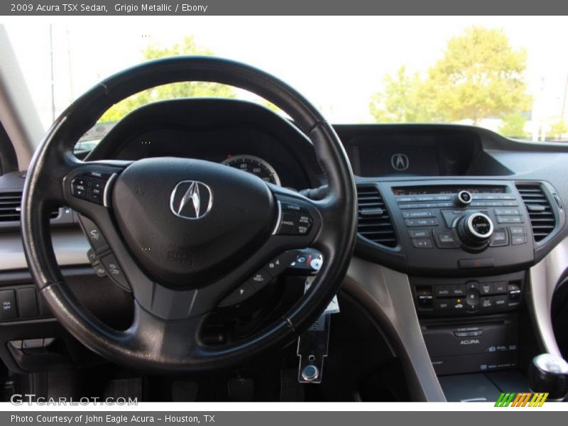 Grigio Metallic / Ebony 2009 Acura TSX Sedan