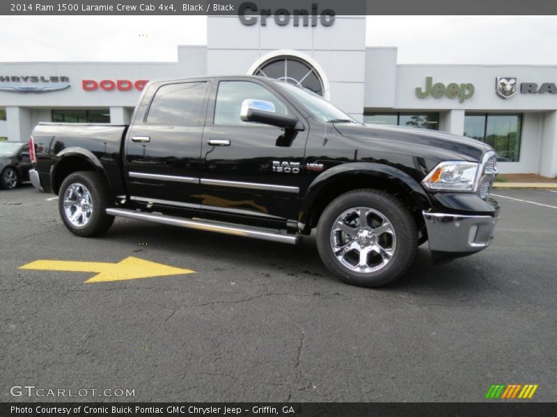 Black / Black 2014 Ram 1500 Laramie Crew Cab 4x4