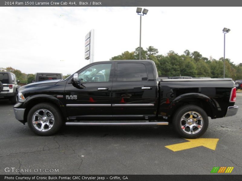 Black / Black 2014 Ram 1500 Laramie Crew Cab 4x4