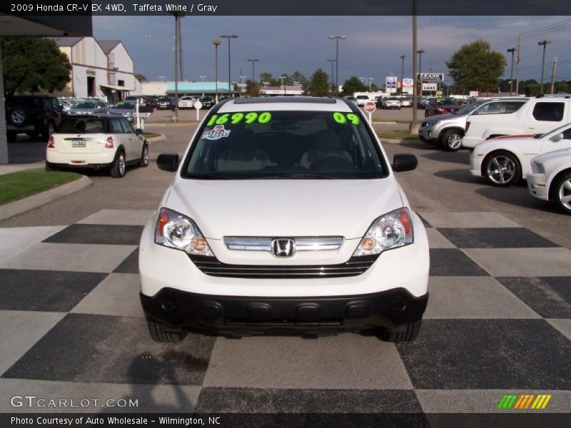 Taffeta White / Gray 2009 Honda CR-V EX 4WD
