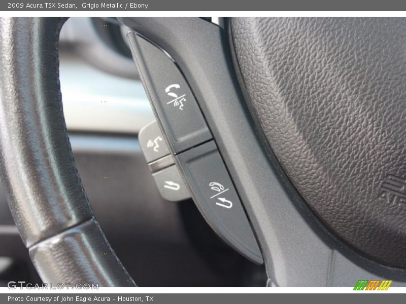 Grigio Metallic / Ebony 2009 Acura TSX Sedan