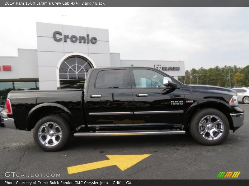 Black / Black 2014 Ram 1500 Laramie Crew Cab 4x4