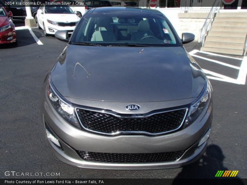 Titanium Silver / Gray 2014 Kia Optima EX
