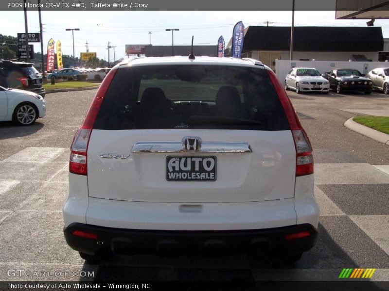 Taffeta White / Gray 2009 Honda CR-V EX 4WD