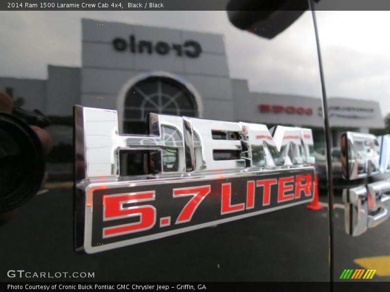 Black / Black 2014 Ram 1500 Laramie Crew Cab 4x4
