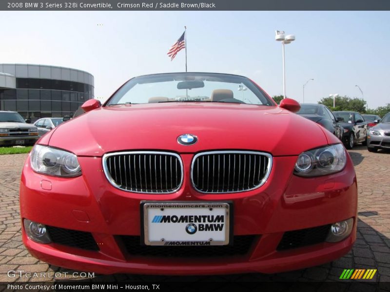 Crimson Red / Saddle Brown/Black 2008 BMW 3 Series 328i Convertible