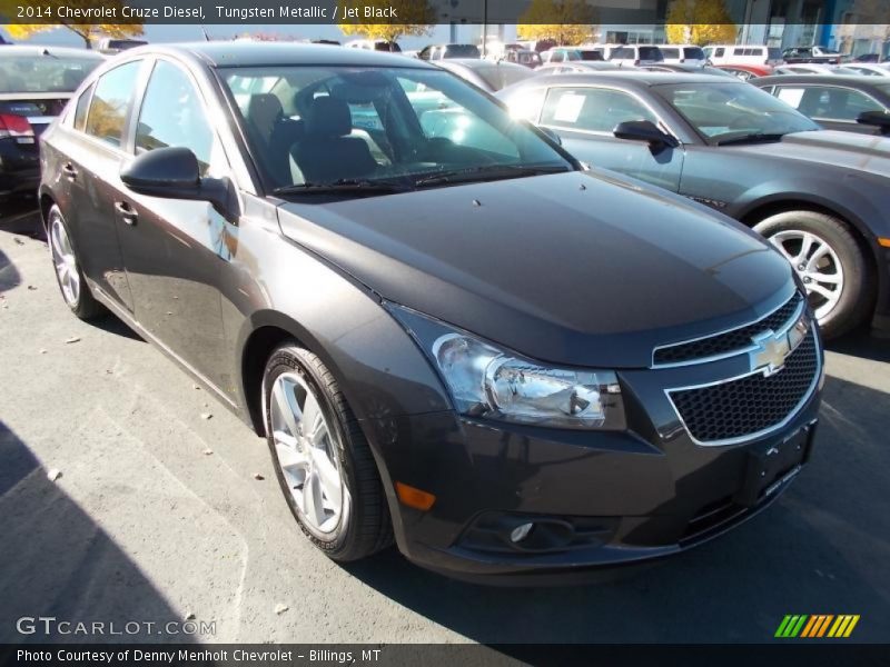 Tungsten Metallic / Jet Black 2014 Chevrolet Cruze Diesel