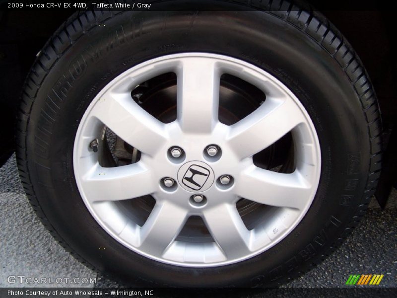 Taffeta White / Gray 2009 Honda CR-V EX 4WD