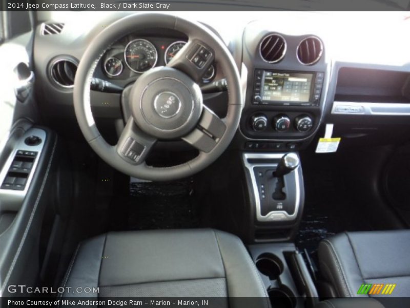 Black / Dark Slate Gray 2014 Jeep Compass Latitude