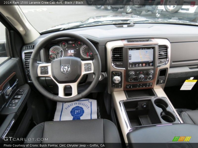 Black / Black 2014 Ram 1500 Laramie Crew Cab 4x4