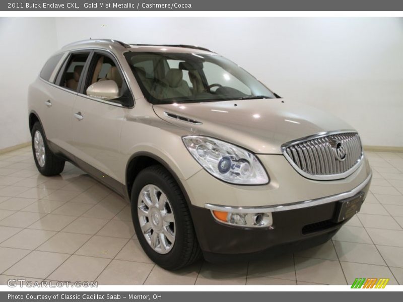 Gold Mist Metallic / Cashmere/Cocoa 2011 Buick Enclave CXL