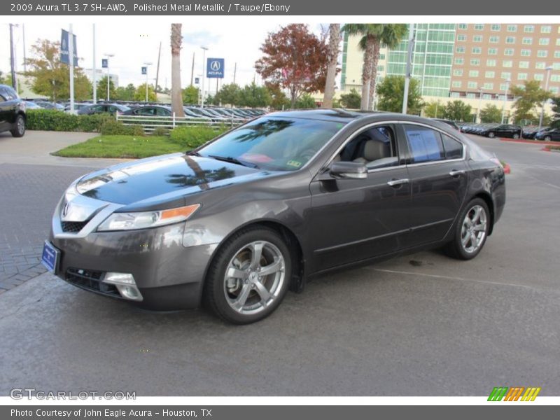 Polished Metal Metallic / Taupe/Ebony 2009 Acura TL 3.7 SH-AWD