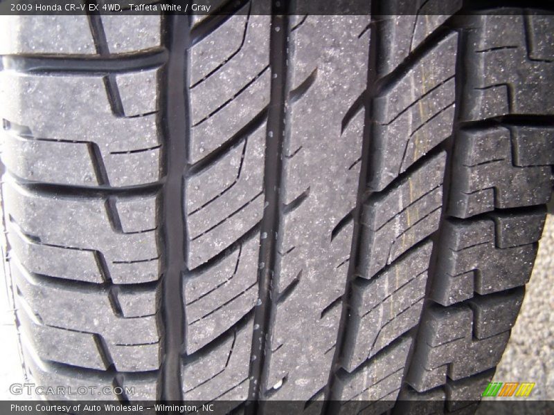 Taffeta White / Gray 2009 Honda CR-V EX 4WD