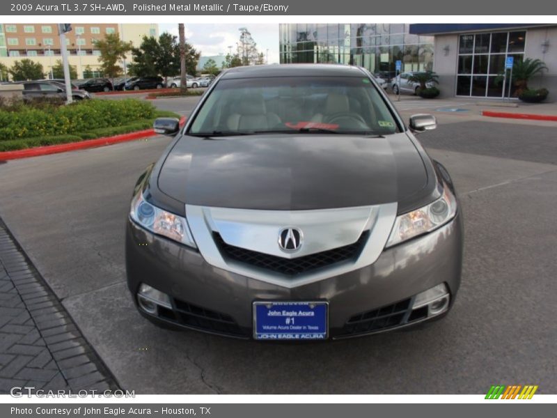 Polished Metal Metallic / Taupe/Ebony 2009 Acura TL 3.7 SH-AWD