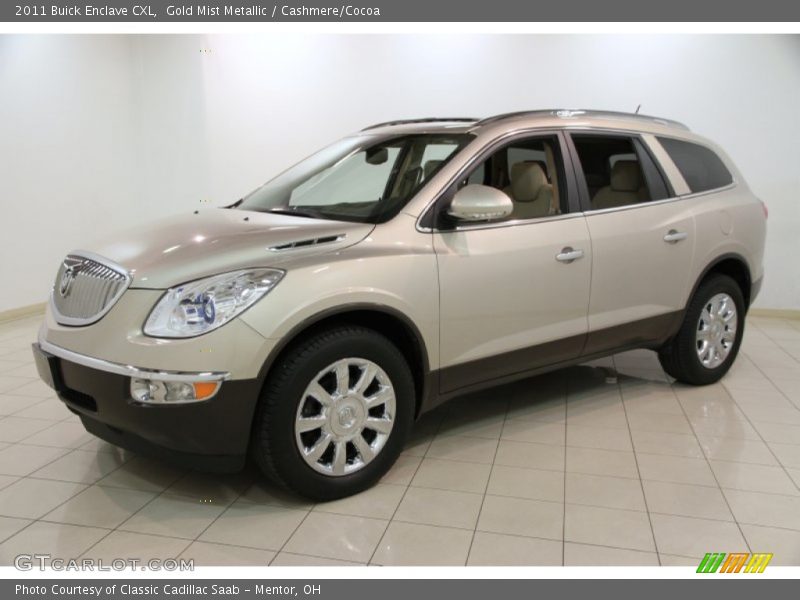 Gold Mist Metallic / Cashmere/Cocoa 2011 Buick Enclave CXL