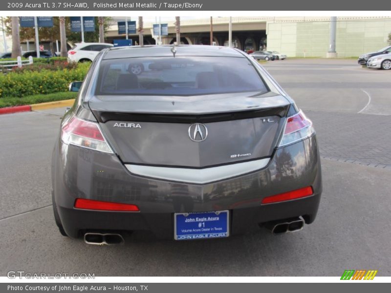 Polished Metal Metallic / Taupe/Ebony 2009 Acura TL 3.7 SH-AWD