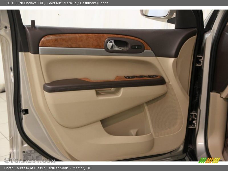 Gold Mist Metallic / Cashmere/Cocoa 2011 Buick Enclave CXL