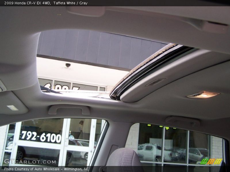 Taffeta White / Gray 2009 Honda CR-V EX 4WD