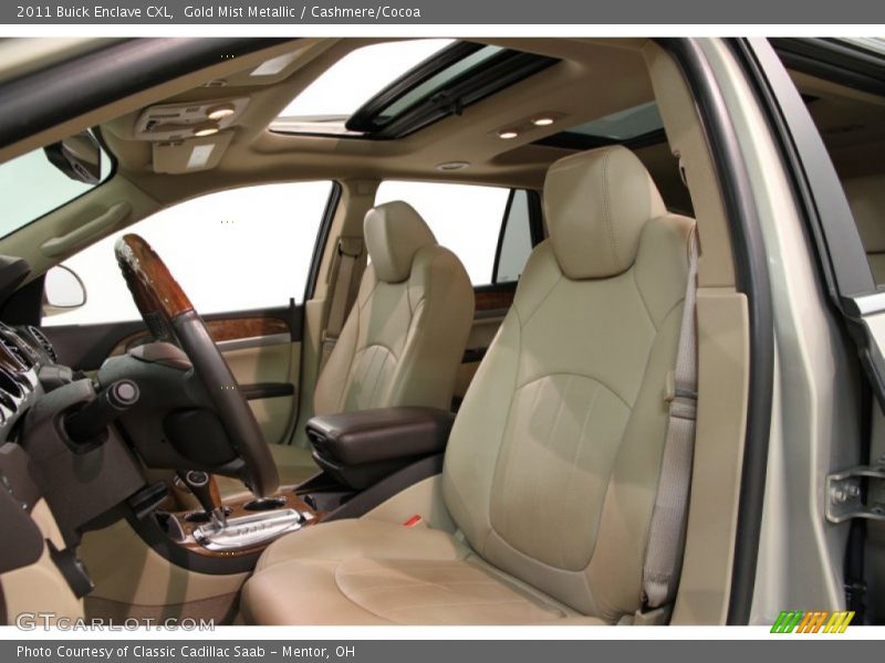 Gold Mist Metallic / Cashmere/Cocoa 2011 Buick Enclave CXL