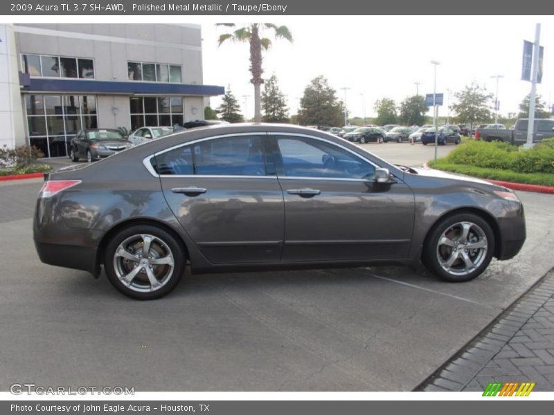 Polished Metal Metallic / Taupe/Ebony 2009 Acura TL 3.7 SH-AWD