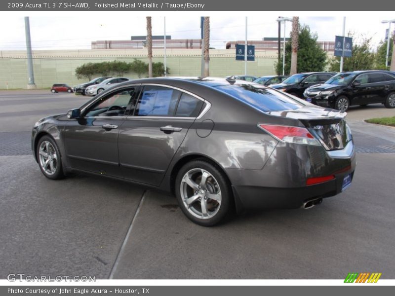 Polished Metal Metallic / Taupe/Ebony 2009 Acura TL 3.7 SH-AWD