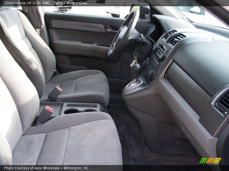 Taffeta White / Gray 2009 Honda CR-V EX 4WD