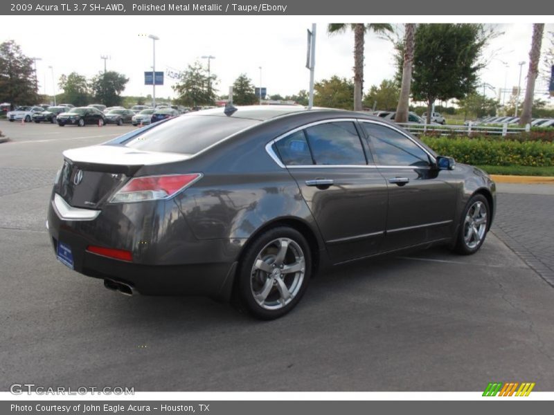Polished Metal Metallic / Taupe/Ebony 2009 Acura TL 3.7 SH-AWD