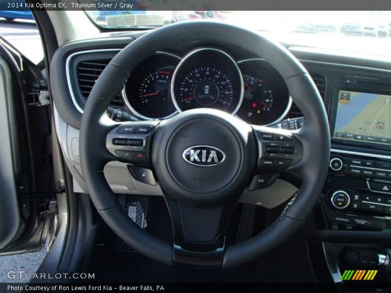 Titanium Silver / Gray 2014 Kia Optima EX