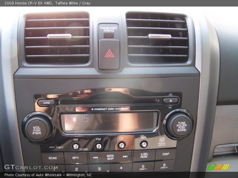 Taffeta White / Gray 2009 Honda CR-V EX 4WD