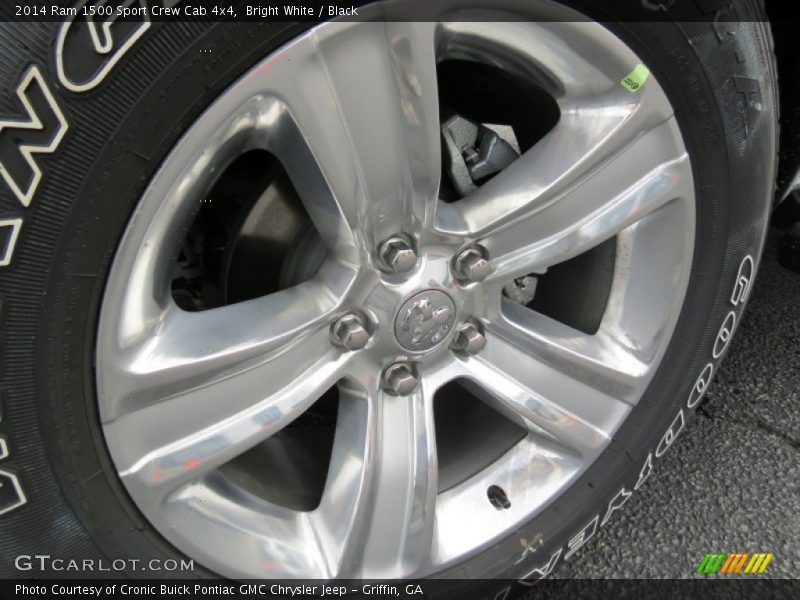 Bright White / Black 2014 Ram 1500 Sport Crew Cab 4x4