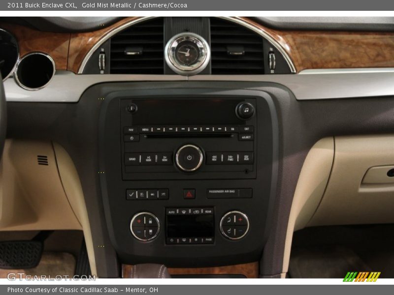 Gold Mist Metallic / Cashmere/Cocoa 2011 Buick Enclave CXL