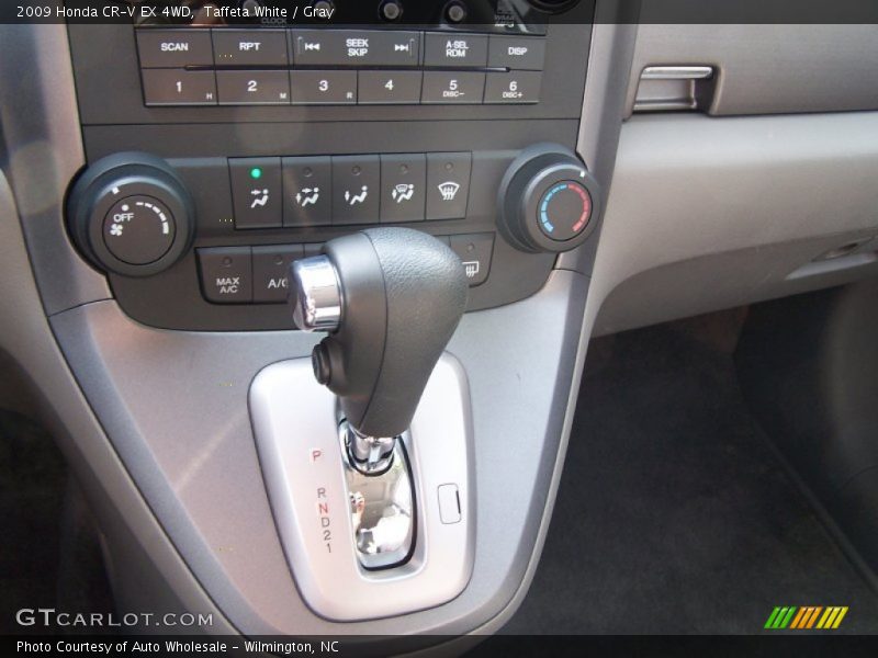 Taffeta White / Gray 2009 Honda CR-V EX 4WD