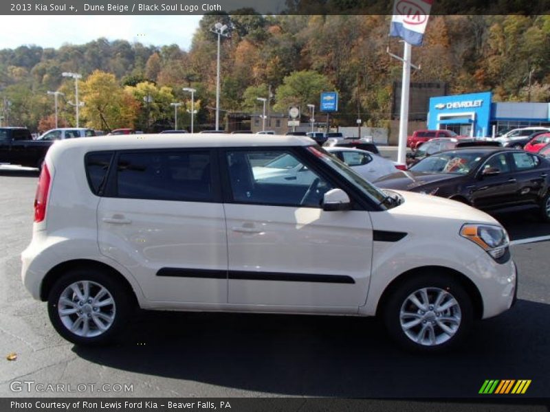 Dune Beige / Black Soul Logo Cloth 2013 Kia Soul +