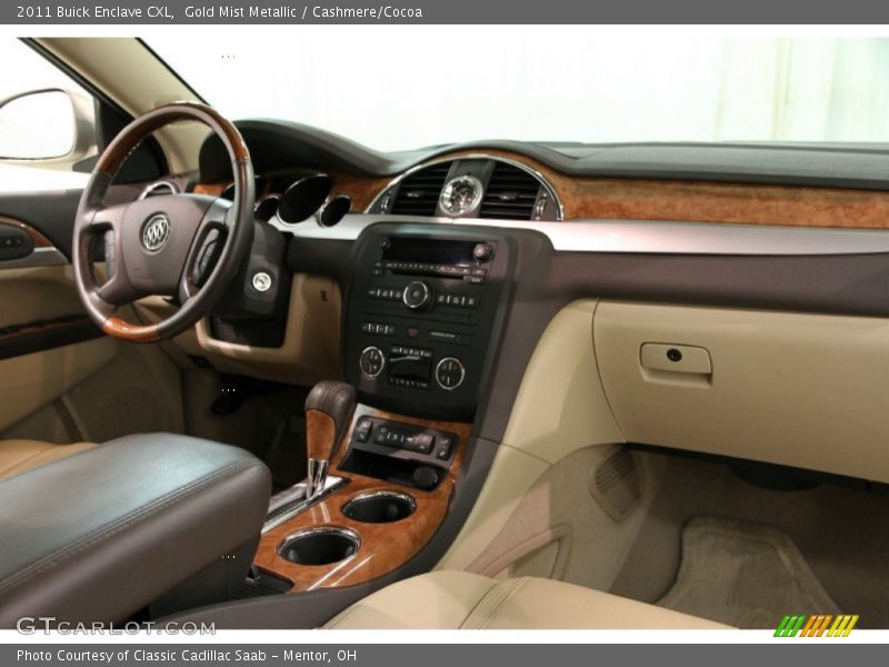 Gold Mist Metallic / Cashmere/Cocoa 2011 Buick Enclave CXL