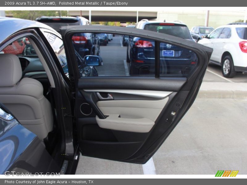 Polished Metal Metallic / Taupe/Ebony 2009 Acura TL 3.7 SH-AWD
