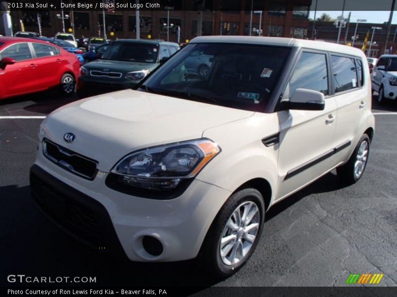 Dune Beige / Black Soul Logo Cloth 2013 Kia Soul +