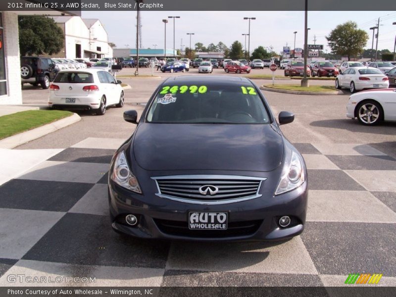 Blue Slate / Graphite 2012 Infiniti G 25 x AWD Sedan
