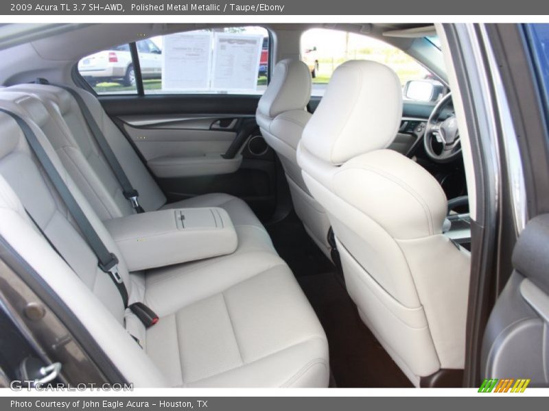 Polished Metal Metallic / Taupe/Ebony 2009 Acura TL 3.7 SH-AWD
