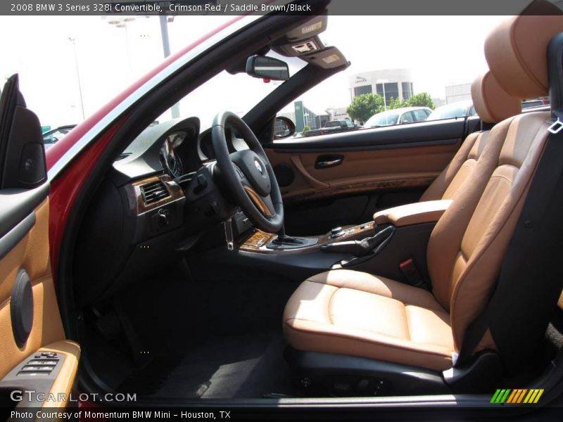 Crimson Red / Saddle Brown/Black 2008 BMW 3 Series 328i Convertible