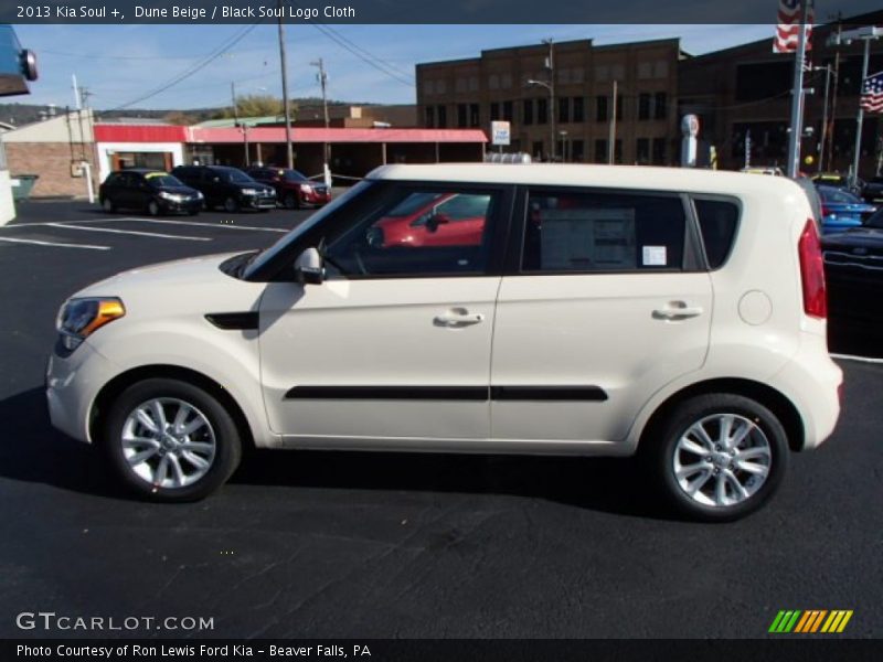 Dune Beige / Black Soul Logo Cloth 2013 Kia Soul +