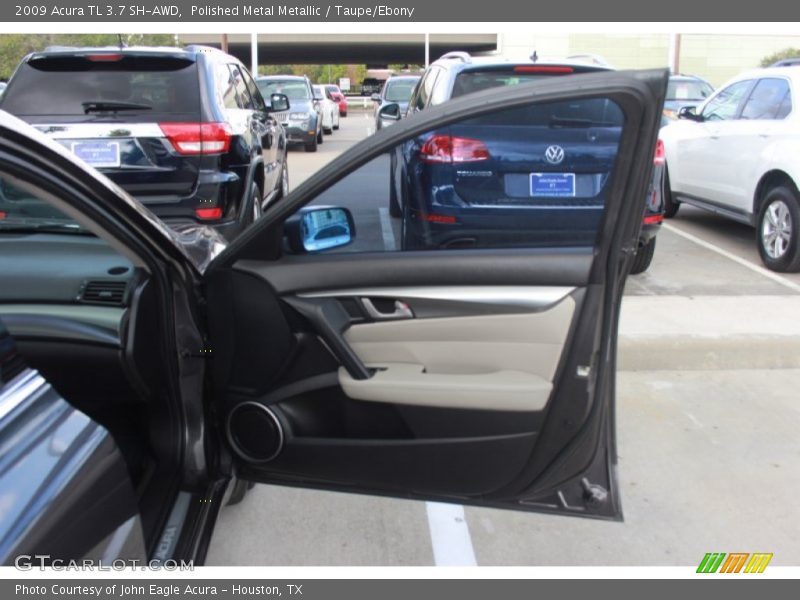 Polished Metal Metallic / Taupe/Ebony 2009 Acura TL 3.7 SH-AWD