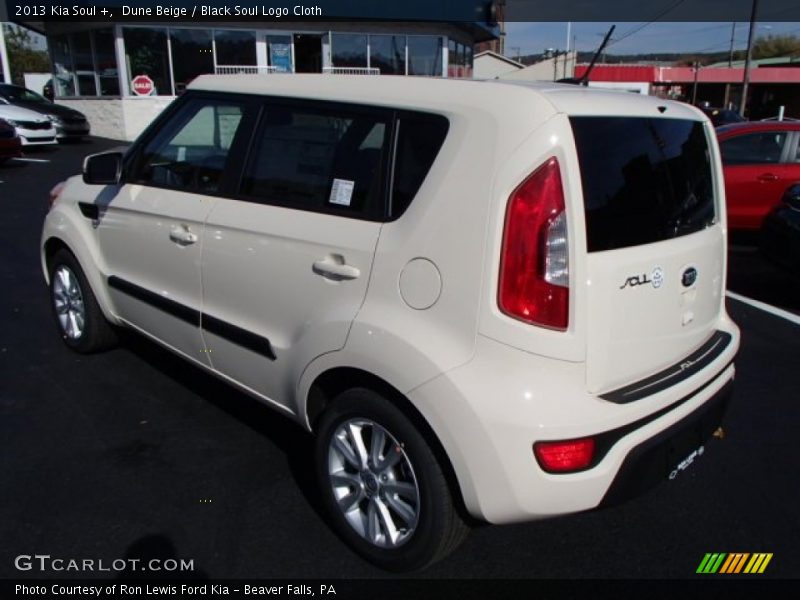 Dune Beige / Black Soul Logo Cloth 2013 Kia Soul +