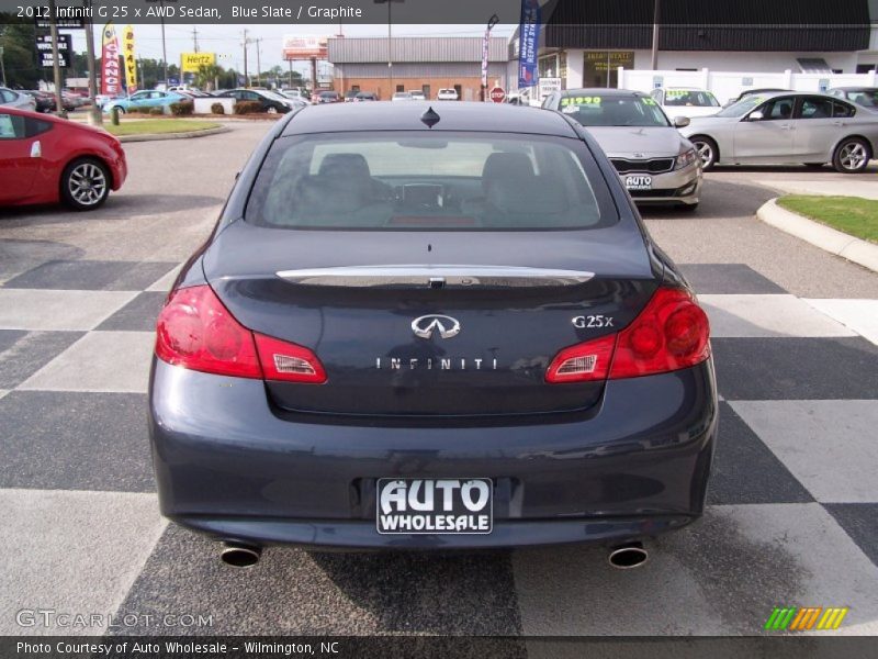Blue Slate / Graphite 2012 Infiniti G 25 x AWD Sedan