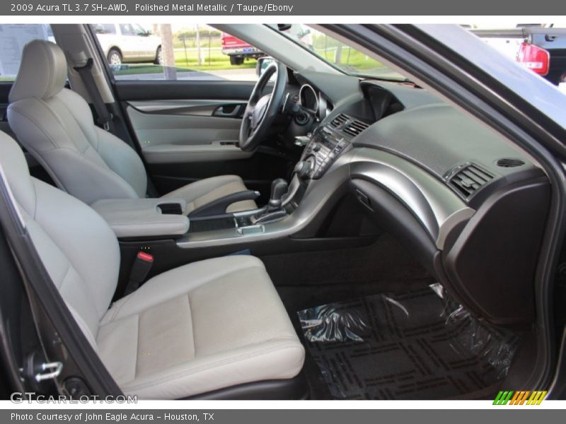 Polished Metal Metallic / Taupe/Ebony 2009 Acura TL 3.7 SH-AWD