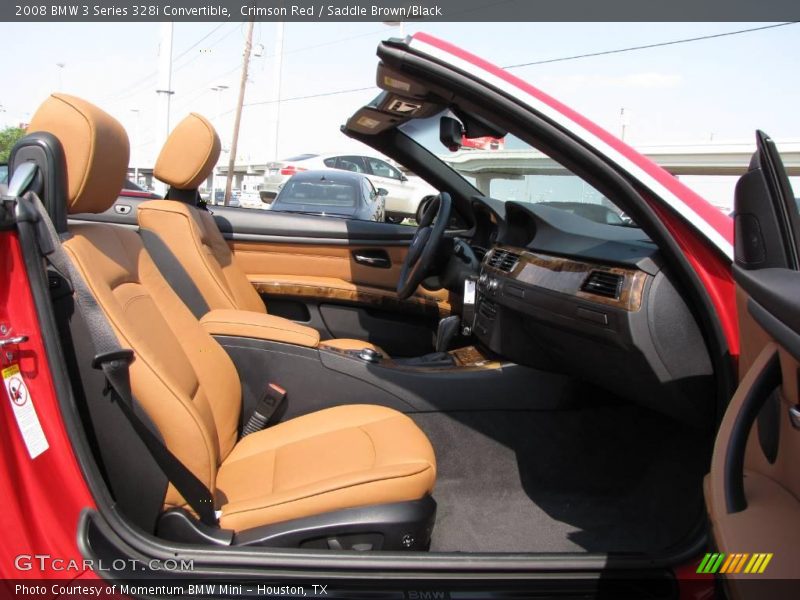 Crimson Red / Saddle Brown/Black 2008 BMW 3 Series 328i Convertible