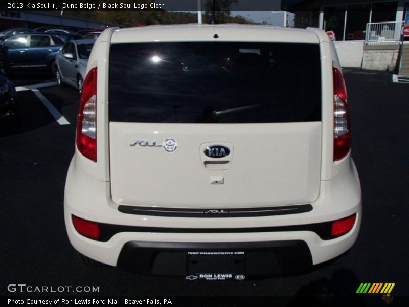 Dune Beige / Black Soul Logo Cloth 2013 Kia Soul +