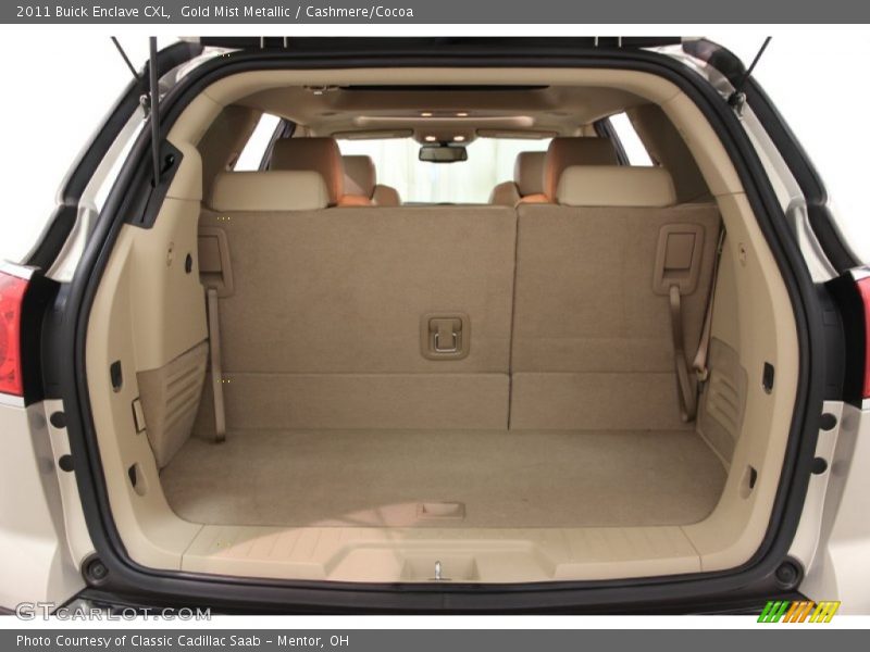 Gold Mist Metallic / Cashmere/Cocoa 2011 Buick Enclave CXL