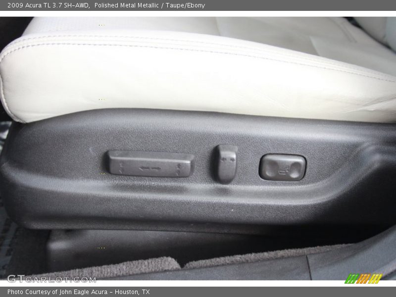 Polished Metal Metallic / Taupe/Ebony 2009 Acura TL 3.7 SH-AWD